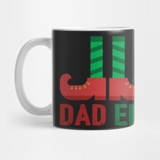 Dad Elf Matching Christmas Family Apparel Mug